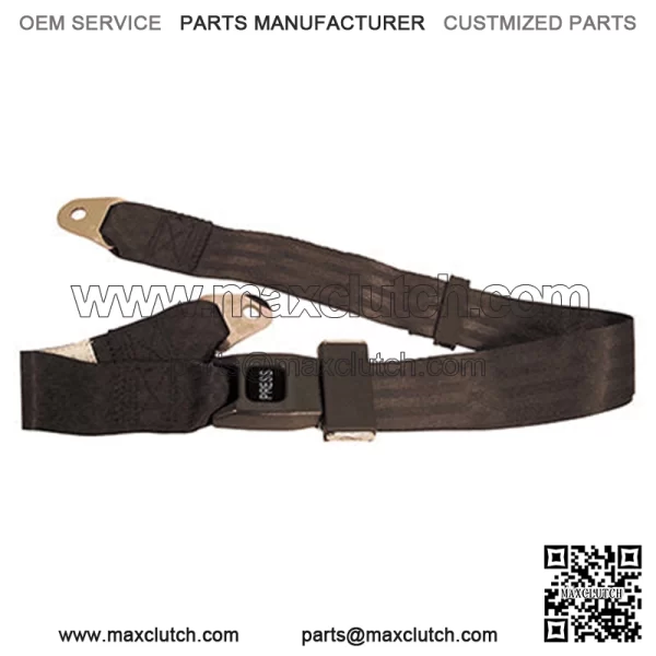 Seat Belt Black 60" Fully Extended Lap Belt