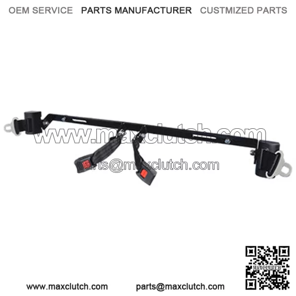 Seat Belt Kit Two 36" Fully Extended Seat Belts Bracket and Hardware