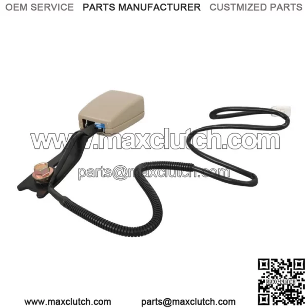 For 01-03 Mazda Protege Front Left Driver Seat Belt Buckle Receiver Beige - Image 4