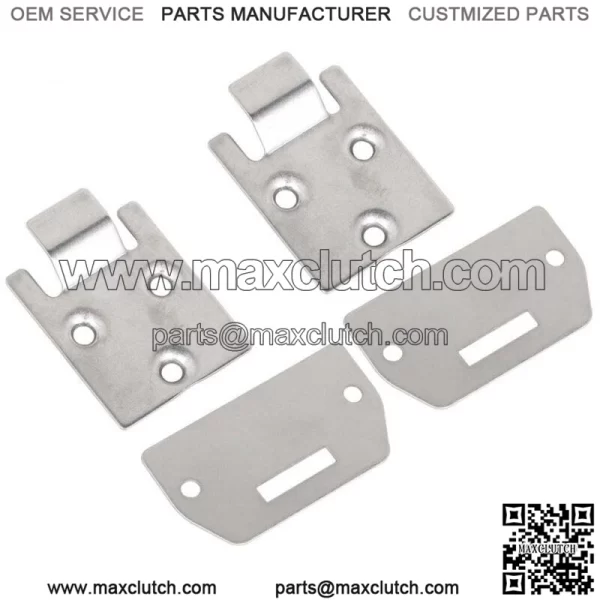 NEW Set of 2 Lower Seat Hinges and Plate for EZGO TXT/Medalist 1995 Up Golf Cart