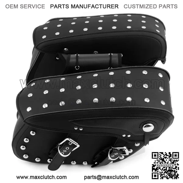 For Harley Road King Motorcycle Side Saddle Bags Waterproof Tool Bag Luggage NEW - Image 2