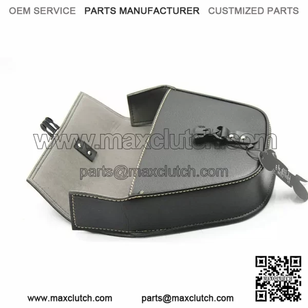 Universal Motorcycle Saddlebags Tool Luggage Storage Bag Scooter Old School ATV - Image 4