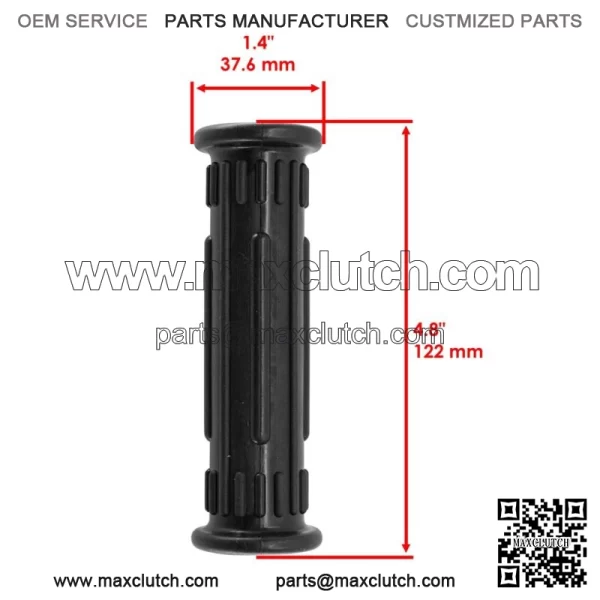 2 x Handlebar Grips for Polaris Sportsman 700 2002 2003 2004 2005 2006 For: Polaris Sportsman 800 - Image 2
