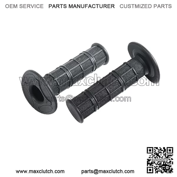 7/8" Motorcycle Grips,Dirtbike Grips,Motorcycle Handlebar Grips,Car Accessories Soft Rubber Mini Grip Handlebar Grip for CRF YZF WRF KXF KLX Pit Dirt Bike Motocross Motorcycle OffroadBlack