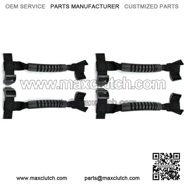 Set of 4 UTV Roll Grab Handle Hand Hold Side By Side Offroad Fits Polaris New For: More than one vehicle - Image 2