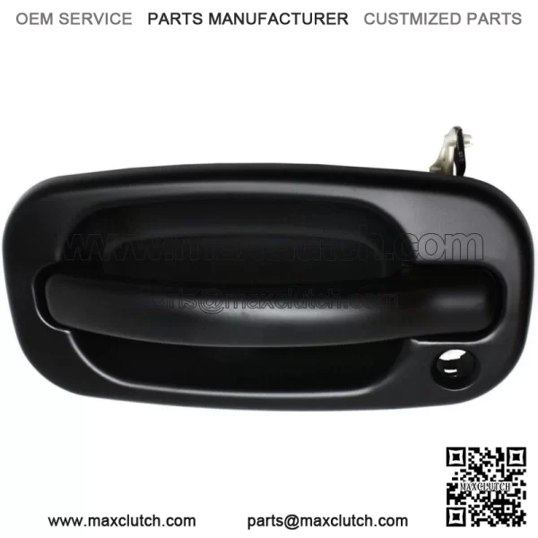 Exterior Door Handle For 99-2006 Chevrolet Silverado 1500 Front LH Smooth Black (For: More than one vehicle)