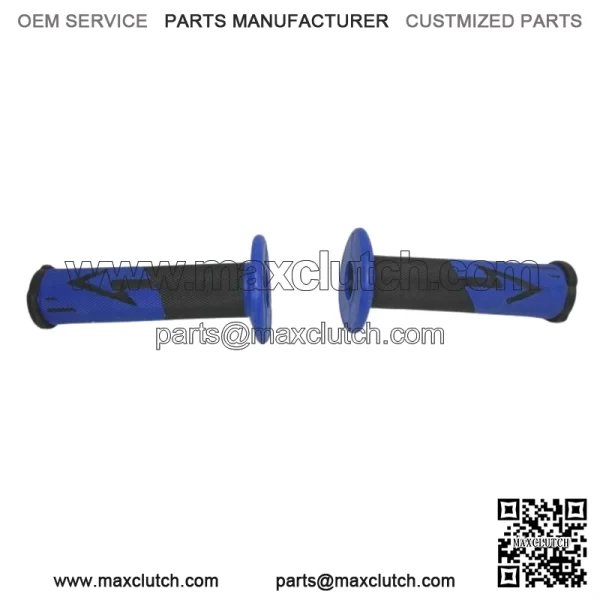 Handle grip ATV black blue