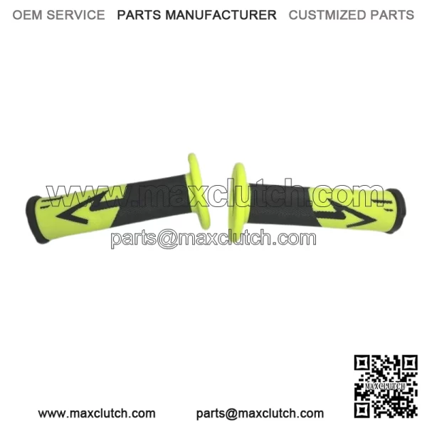 Handle grip ATV black yellow