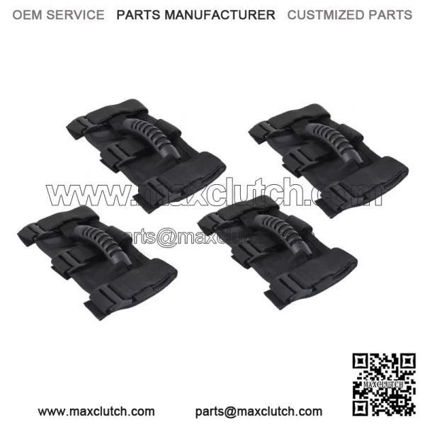 Pair PREMIUM Roll Bar Grab Handle Handles Black for Can-Am Maverick X3 Max R For: More than one vehicle