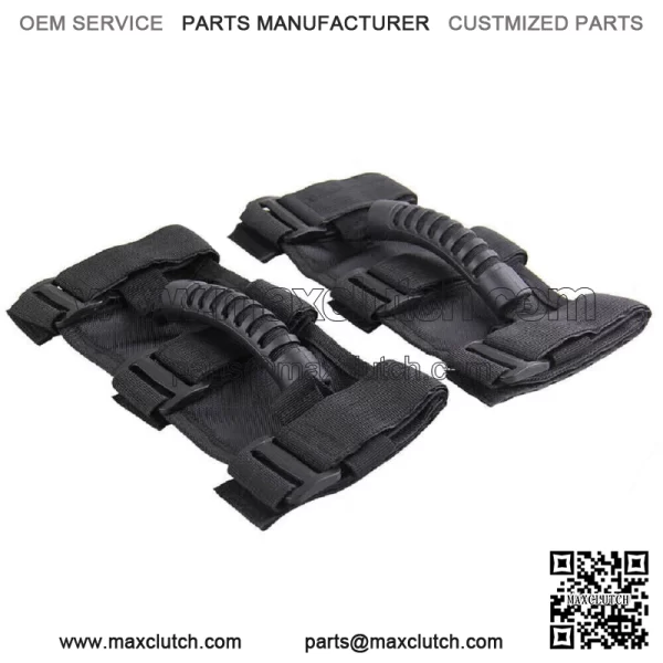 Pair PREMIUM Roll Bar Grab Handle Handles Black for Can-Am Maverick X3 Max R For: More than one vehicle - Image 4