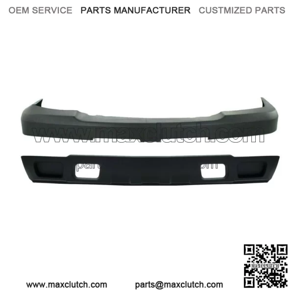 Front Bumper Cover + Valance For 2003-2006 Chevrolet Silverado 2500HD 3500HD (For: More than one vehicle)