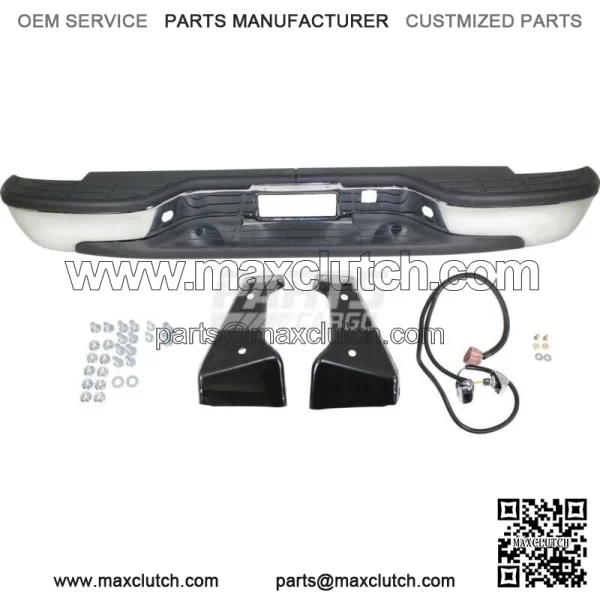 New Step Bumper Assembly Rear Fits 1999-2006 Chevrolet Silverado 1500 12496087 (For: More than one vehicle)