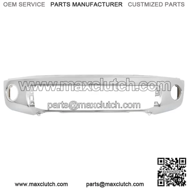 For 2007 2008 2009 2010 2011-2013 Toyota Tundra Chrome Steel Front Bumper - Image 4