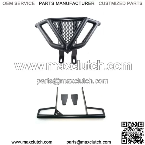 For Yamaha 700 / 700R 2006-2024  Front Bumper Guard + Rear Grab Bar For: More than one vehicle