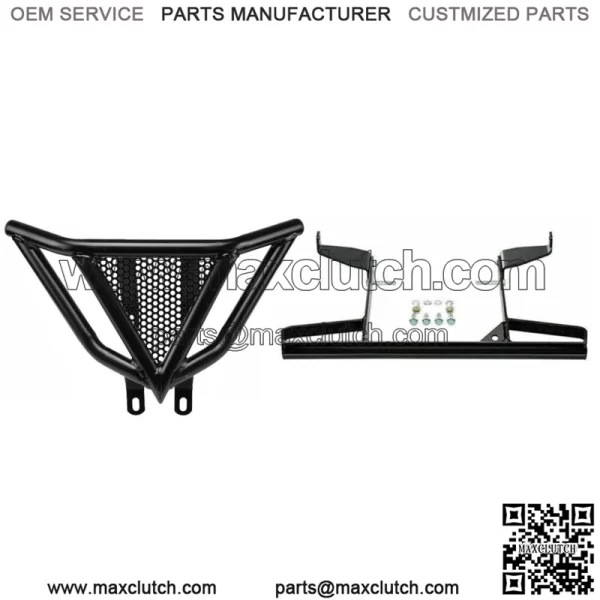 Front Bumper Guard + Rear Grab Bar For Yamaha 700 / 700R 2006-2024 For: More than one vehicle