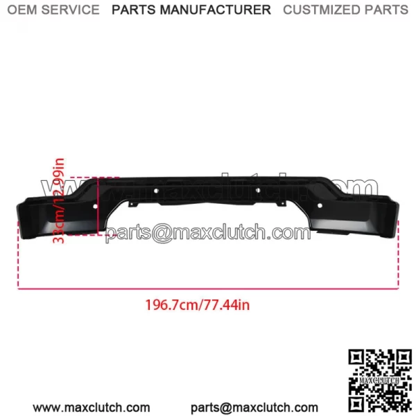 Paintable Steel Front Bumper For 2019-2021 GMC Sierra 1500 With Sensor Holes - Image 3