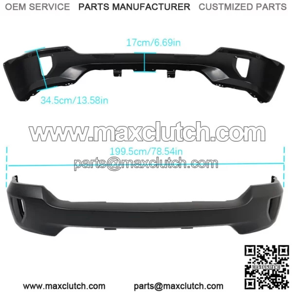 For 2016- 2018 Chevrolet Silverado 1500 Steel Front Bumper GM1002868 84029813 - Image 3