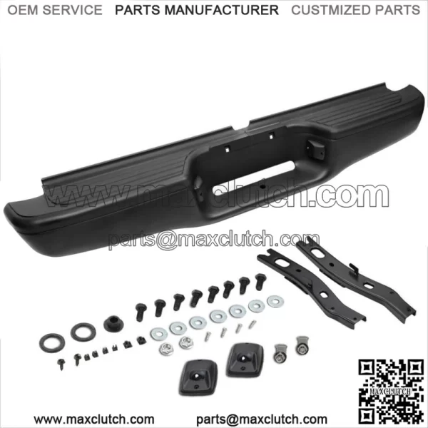 Fit For 1995-2004 Toyota Tacoma Truck Complete Steel Rear Step Bumper Assembly - Image 2