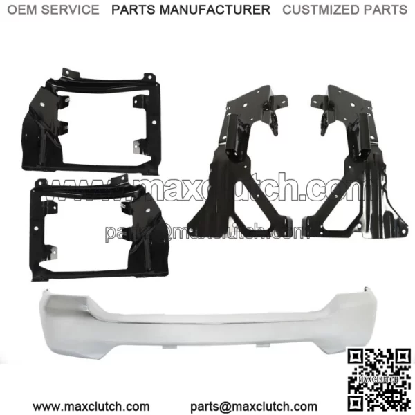 Front Bumper+Bumper Inner Side Bracket+Bumper Bracket For 2016-18 Silverado 1500