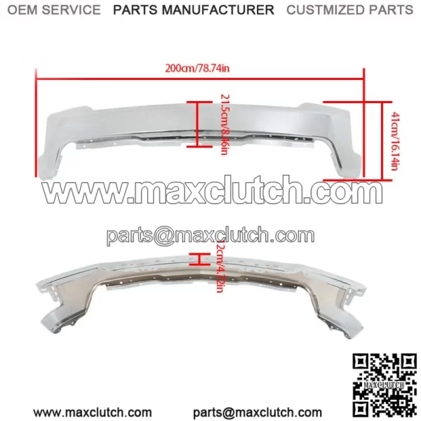 For 2019 2020 2021 Chevrolet Silverado 1500 Steel Front Bumper W/o Park Sensor - Image 2