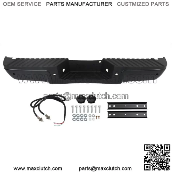 Rear Step Bumper For 2008-2016 Ford F-250 F-350 F-450 Super Duty W/Sensor Holes