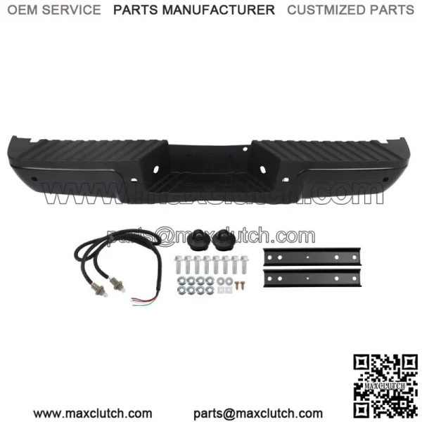 Rear Step Bumper For 2008-2016 Ford F-250 F-350 F-450 Super Duty W/Sensor Holes - Image 2