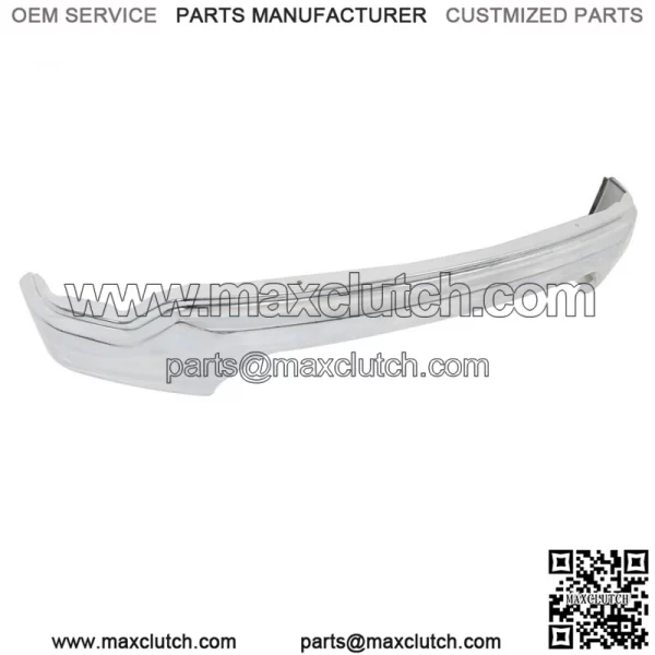 For 2019-2021 GMC Sierra 1500 Chrome Steel Front Bumper Without Sensors Holes - Image 2