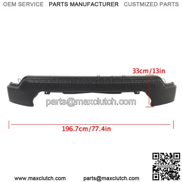Paintable Front Bumper For 2019-2021 GMC Sierra Black Without Sensors GM1002876 - Image 3