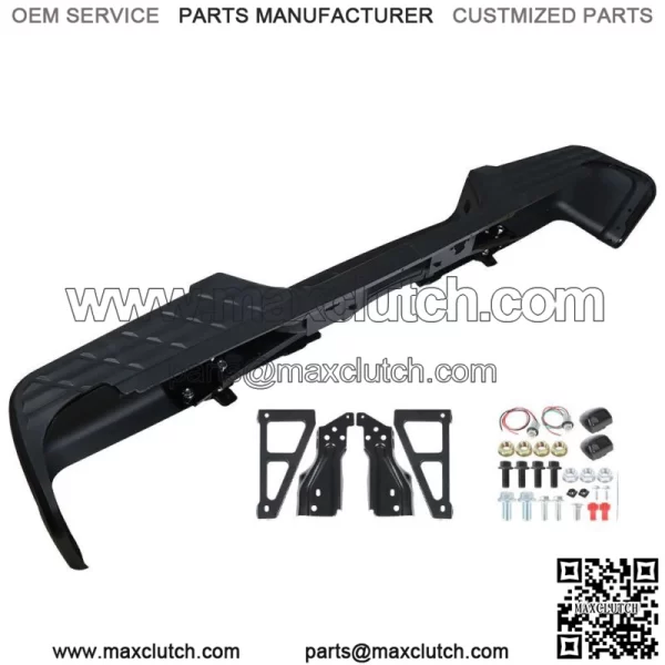 Black Rear Bumper Assembly For 2007-2013 Chevy Silverado 1500 w/Sensor Holes - Image 3