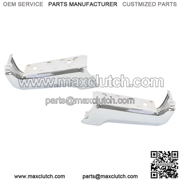 Chrome Pair Of Rear Bumper Face Bars For 2017-2022 Ford F250 F350 Super Duty - Image 2