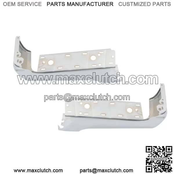 Chrome Pair Of Rear Bumper Face Bars For 2017-2022 Ford F250 F350 Super Duty - Image 3