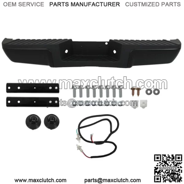 For 2008-2016 Ford F250 F350 F450 Super Duty Steel Rear Bumper W/o Sensor Holes - Image 3