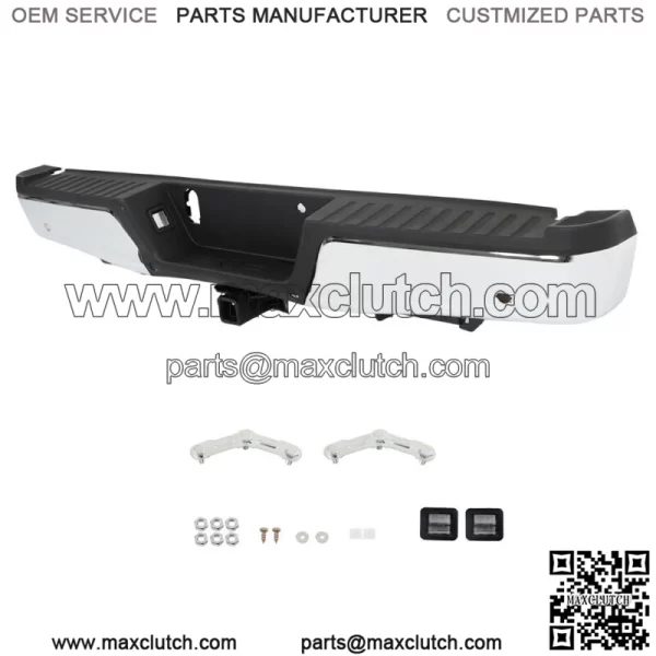 Rear Bumper Assembly For 2015-19 Ford F150 w/ Heavy Duty Tow & Sensor Hole - Image 3