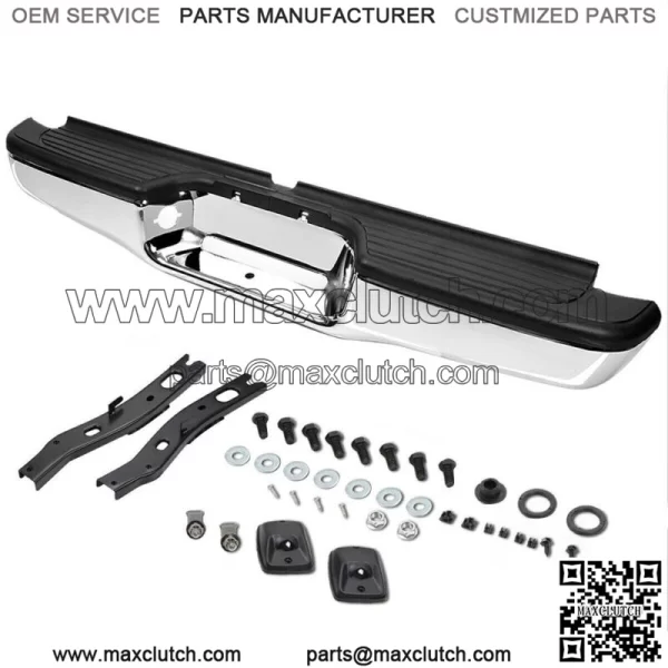 Steel Rear Step Bumper Chrome For 1995-2004 Tacoma Direct Replacement TO1102215 - Image 2