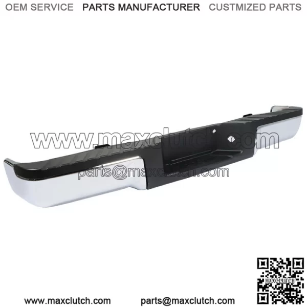 Rear Step Bumper Assembly For 2009-14 Ford F150 Complete Chrome Steel FO1103160 - Image 3