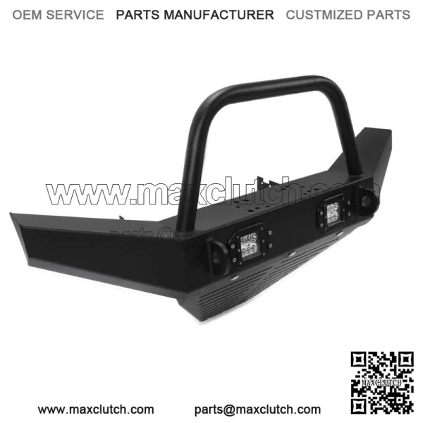 For Polaris Ranger 400 500 800 Front Bumper Ranger 570 EV ETX  w/LED Light 11-21 (For: Polaris)