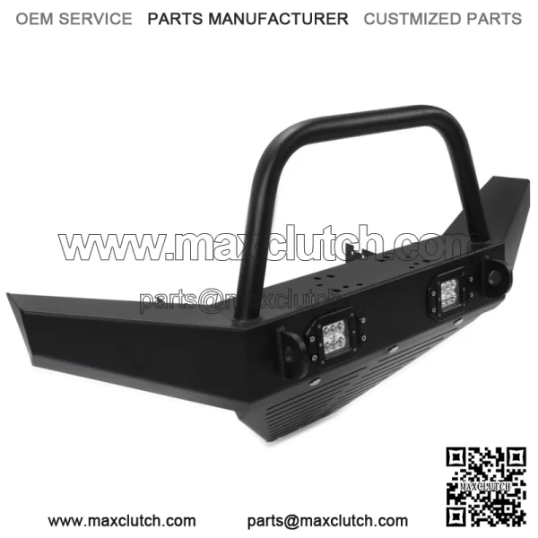 For Polaris Ranger 400 500 800 Front Bumper Ranger 570 EV ETX  w/LED Light 11-21 (For: Polaris) - Image 2