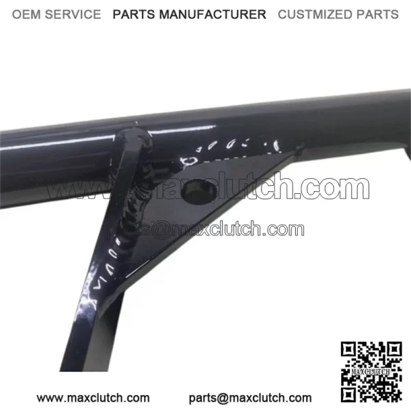 Polaris outlaw 500/525 irs grab bar Bumper Rack 06-08 Aluminum T6 Black. - Image 2