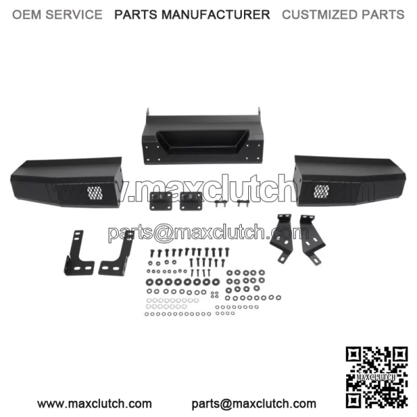 Rear Bumper For Polaris Ranger 1000 /XP 1000 NorthStar  Premium 2018-2024 Black (For: Polaris) - Image 2