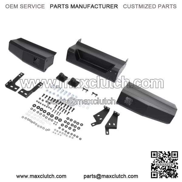 Rear Bumper For Polaris Ranger 1000 /XP 1000 NorthStar  Premium 2018-2024 Black (For: Polaris) - Image 3