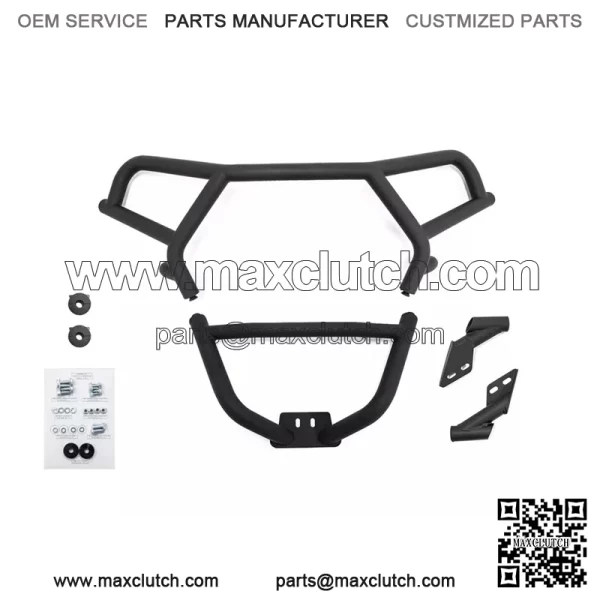 Front Brush Guard Bumper for Polaris RZR XP Turbo S (2018+) - Red (For: Polaris)