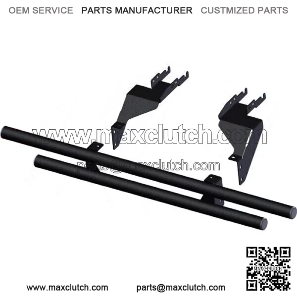 Polaris General 1000 XP & Crew Rear Bumper Black 2016-2021(For: Polaris)