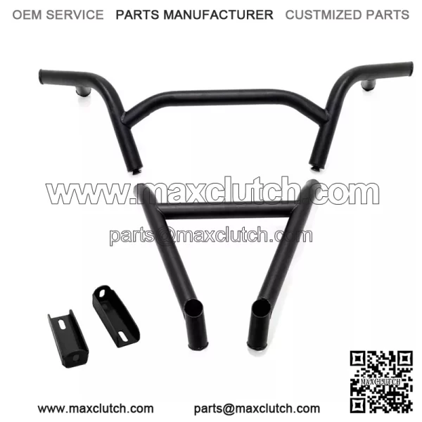Heavy-Duty Rear Bumper for Polaris RZR PRO XP/ PRO XP 4 (2020+) - BLACK