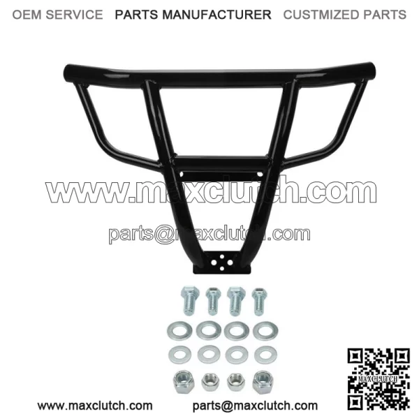Black Front Bumper Guard Fit For Polaris RZR XP 1000 & Turbo 19-23 Steel (For: Polaris)