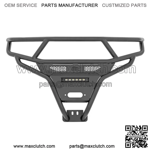 Tubular Bumper Front Black Series LED 6" for Polaris RZR XP1000 (For: Polaris)