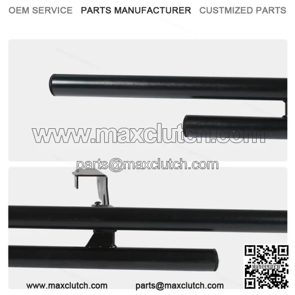 Rear Double Tube Bumper For 2018-2022 Polaris Ranger XP 1000 North Star Edition (For: Polaris) - Image 4