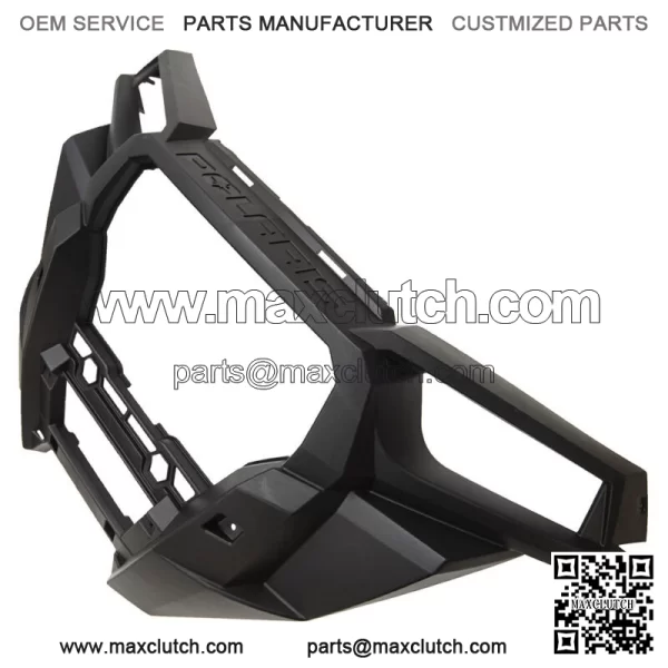 Polaris 5453075-070 Black Front Bumper Fascia 2017-2018 4 Part RZR Turbo XP (For: Polaris) - Image 2