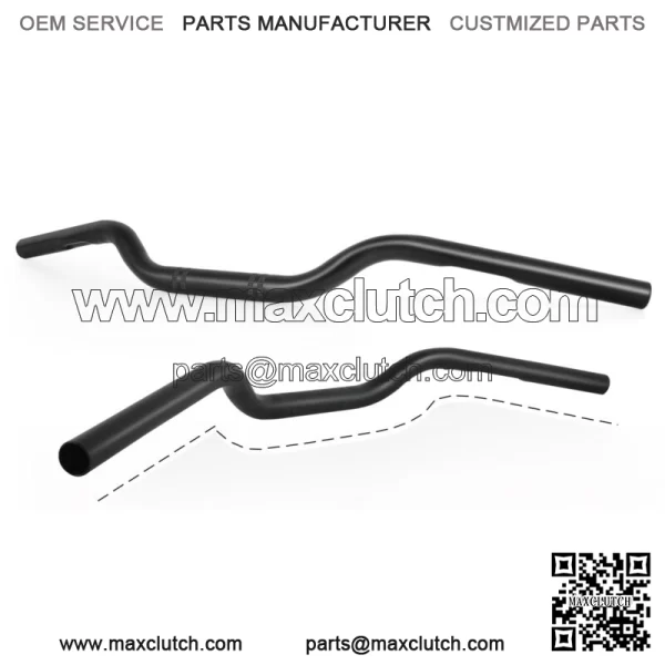 1" 25mm Tracker Drag Handlebar Chrome For Harley Sportster Custom Bobber Chopper - Image 3