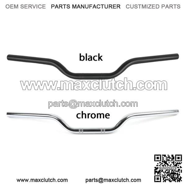 1" 25mm Tracker Drag Handlebar Chrome For Harley Sportster Custom Bobber Chopper - Image 4