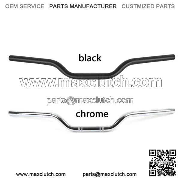 7/8" Handle Bar Tracker Drag Handlebar Chrome For Yamaha XT 450 500 600 750 660 - Image 2